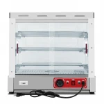 Professional 890mm food warmers showcase display with CE