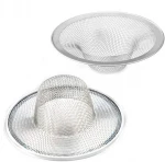 Professional Heavy Duty Stainless Steel Tub Mesh Strainer Slop Basket Filter Trap Kitchen Sink