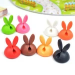 Promotional Sale Gift Multipurpose Silicone Cable Clips Desktop Usb Line Tidy Cable Organizer