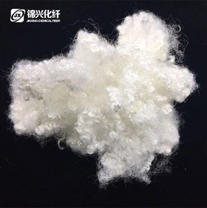PSF polyester staple fiber recycle 7D*64mm non-optical raw white HCS