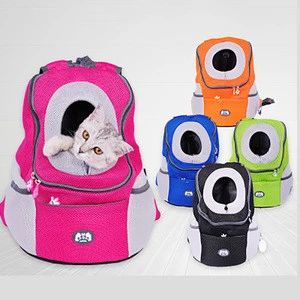 Puppy Outdoor Portable Backpack Pet Dog Cat Bag Travel Carrier Bag for Small Dog Cat Backpack Instock Wholesale