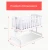 Purorigin Baby Bed Crib Oem Europe Wood American Craft Style Time Packing Pcs Solid Color Feature