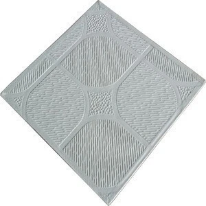 pvc gypsum ceiling panel with ceiling grid of the building material
