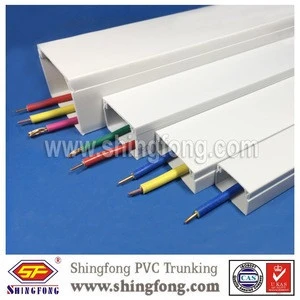 PVC wire ducts plastic cable duct /trunking wire accessories