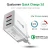Import QC 3.0 Wall Charger With 3 USB Ports Quick Charger Adapter from China