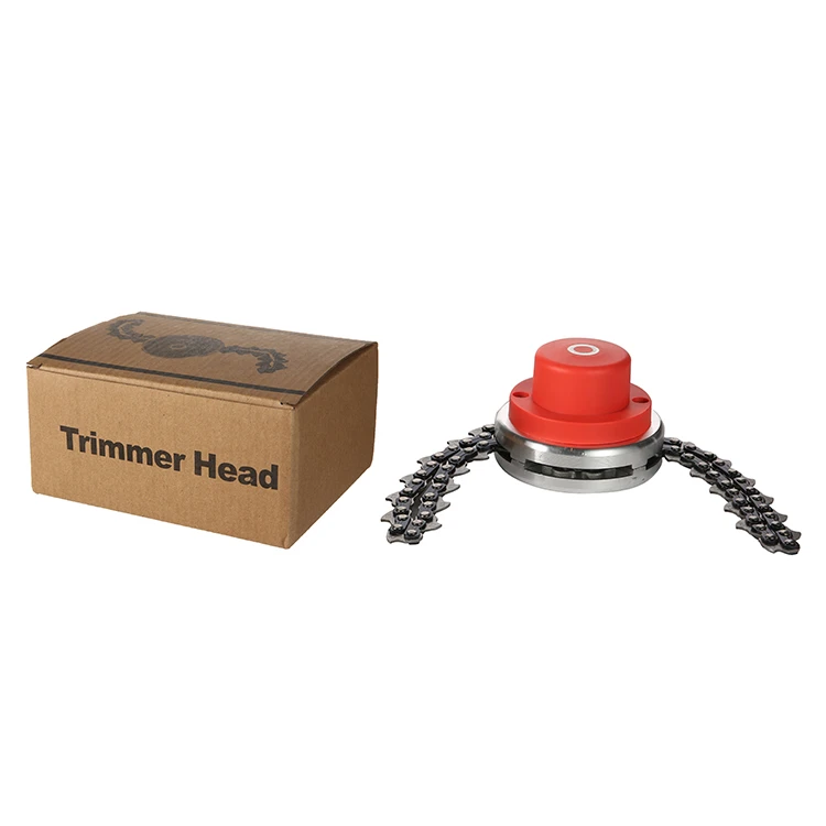 Quick Weed Removal Brush Cutter Saw Trimmer Head With Chain