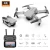Import Rc Drone Folding quadcopter aerial  Control aircraft  aerial photography dual camera mini 4K HD drone Remote control drone from China