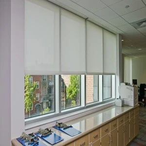 ready made electric hospital window curtains blackout and sunscreen roller blinds
