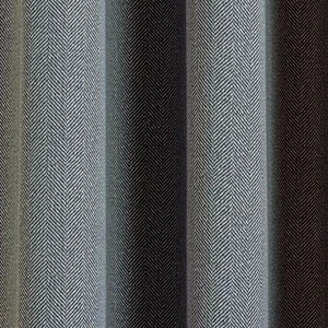 Readymade thermal blackout coton linen curtain in grey colour