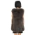 Import Real fox fur waistcoat  back deatil  women fur vest from China