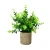 Realistic Fake Plants Rosemary Plant Mini Potted Artificial Plants in Gray Pot for Bathroom Home decoration