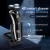 Import Rechargeable triple blade washable electric shaver razor shaving machine with led display from China
