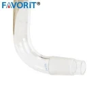 Recovery Bends Vertical borosilicate glassware for chemistry laboratory equipment glassware