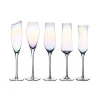 Red White Wine Glass Cup Champagne Rainbow Glass Goblet