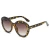 Import reflection mirror transparent top class quality fashion sunglasses,special shape vintage women sun glasses from China