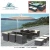 Import Restaurant 10 /8Seater French Outdoor/home Furniture Wicker Dining Tables And Chairs Garden Plastic Rattan Furniture from China