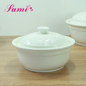 Restaurant top grade ceramic cheap soup tureen, design ceramic soup bowl with logo
