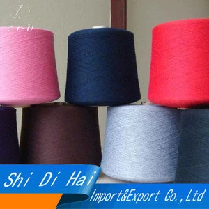 Ring Spun Technics and 100% Polyester Material 100% dyed polyester yarn