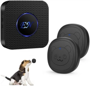 RINGBELL DB-01 Wireless Pet Door Bell Wireless Doggie Doorbell for Potty Training with Waterproof Touch Button Dog Bells