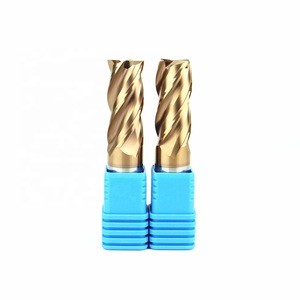 RLD HRC55 solid carbide flat end mills fresas 4 flutes 20x100mm milling cutters high performance for metal cutting steel