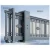Rongo new design industrial metal electric automatic accordion portable retractable gate gates
