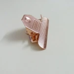 rose gold stationery metal spring board clip for office binding supplies