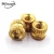 Import Round head brass knurled insert nut from China
