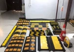 rubber speed bumps for sale 350*500*50mm road bump round speed bump