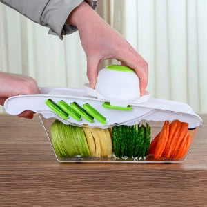Salad Maker Fresh Carrot Plastic 6 Blade Vegetable Slicer