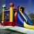 Import Sale Cheap Kids Residential Inflatable Bouncy Air Castle , Trampoline Combo Inflatable Bouncer With Water Slide from China