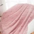 Import Savvy deco Bed knit Delicacy Light Pink Geometrical Knitted Blankets and Throws for Bed from China