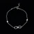 Import SayYes 925 Sterling Silver Jewelry CZ infinity infinite Charms bracelets 925 Sterling Silver from China