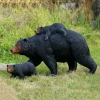 SE7ART Decoration Jardin Animal Life Size Black Bear Statue Garden Fiberglass Outdoor Decor Sculpture