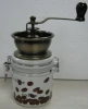 Semi automatic Manual Burr coffee tamper grains grinder