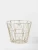 Import SET OF 3 WROUGHT IRON BASKET from India
