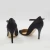 Import sexy ankle strap glitter pointed toe cow leather suede high heel women shoes 2018 party wear dress shoes from China