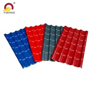 SGS passed plastic raw materials prices pvc resin roof tiles for roofing