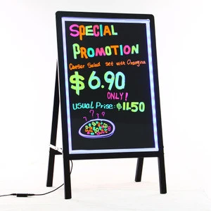 Shop use advertising digital electric stand blackboard