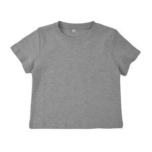 Short Sleeve Shirt for Children Kids Plain T shirt