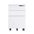 Import shuangbin  office equipment Mobile lockable storage 3 drawer metal file cabinet with wheels from China