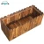 Import Singerwood outdoor carbonized wood flower pots &amp; planters garden decoration from China