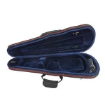 Sinomusik factory price super thin triangle foam violin case in stringed instrument