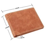 slim travel mens mens leather wallets rfid blocking multipurpose wallet for men
