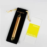 Slimming Face 24K Gold Vibration Energy Beauty Bar Electric Strick Facial Beauty Massage Stick Lift Skin Tightening Wrinkle Tool