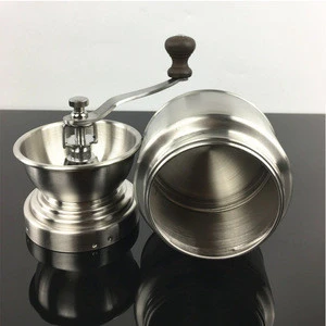 Small mini Stainless steel Hand Cacao Coffee Bean Grinder