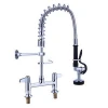 Small Size Stainless Steel Spring Kitchen EQ Pre Rinse Tap Equipment Unit Faucet For Restaurant