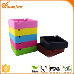 Smoking Accessories Silicone ashtray, Smokeless Ash Tray for home