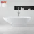 Soaking Shower Freestanding Deep Acrylic matt bathtub freestanding round Pure Acrylic luxury spa whirlpool bath tub