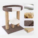 Soft Platform Cat House Tree Modern Pet Supplies Cat Tree