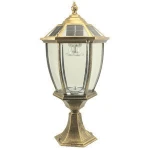 Solar garden light outdoor with 2.15 meter 7.05ft Garden light pole